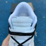 Nike Dunk Low "Double Swoosh Cross Graffiti" White/Grey DV0831-101 - 图片 6