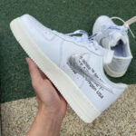 OFF-White x Nike Air Force 1  "White Silver" AO4297-100 - 图片 6