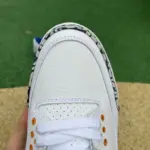 Air Jordan 3 Retro "Wizards" White/Gold/Blue CT8532-148 - 图片 7