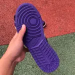 Air Jordan 1 "Pine Green" Black Purple Toe 555088-501 - 图片 5