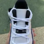 Air Jordan 11 Low "White Blue Concord" AH7860-100 - 图片 7