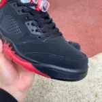 Air Jordan 5 Retro Low Alternate 90 AJ5 Black/Red 819171-001 - 图片 7