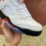 Air Jordan 5 Low Golf "Fire Red" CU4523-100 - 图片 7