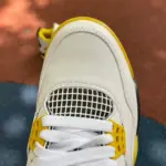 Air Jordan 4 AJ4 White/Orange Retro  Basketball Shoes AQ9129-101 - 图片 7