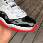 Air Jordan 11 Low "Black White Red" AV2187-160 - 图片 8