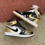 Air Jordan 1  "Top 3 Black and Gold Toe" 861428-001 - 图片 9