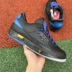 Off-White x Air Jordan 2 "Black Blue" DH4375-004 - 图片 8