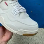 Levis x Air Jordan 4 AJ4 White Denim AO2571-100 - 图片 8