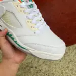 Air Jordan 5 Low "White/Orange/Green" FQ1293-018 - 图片 8