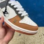 Nike Dunk x Louis Vuitton “White/Brown/Grey” DQ1098-356 - 图片 8