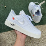 OFF-White x Nike Air Force 1  "White Silver" AO4297-100 - 图片 8