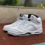 Air Jordan 5 White/Black-Sail-Metallic Silver DD0587-110