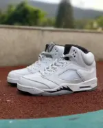 Air Jordan 5 White/Black-Sail-Metallic Silver DD0587-110