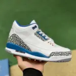 Air Jordan 3 Retro "Wizards" White/Gold/Blue CT8532-148