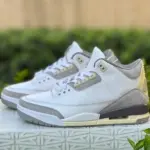 Air Jordan 3 A Ma Maniere AJ3 Off-White/Grey "Aged Look" DH3434-110