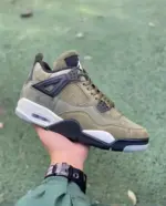 Air Jordan 4 "Olive" AJ4 Retro Basketball Shoes FB9927-200