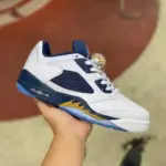 Air Jordan 5 Low GS Retro White/Blue 819171-135