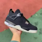 Air Jordan 4 Retro Eminem Carhartt Black Canvas with Clear Sole 582314