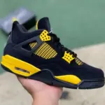 Air Jordan 4 Thunder Mid AJ4 Black/Yellow "Thunder" DH6927-017