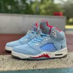 Air Jordan 5 x Trophy Room "Ice Blue" CI1899-400