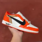 Air Jordan 1 x OFF-WHITE Low “Black Toe” CZ0790-113