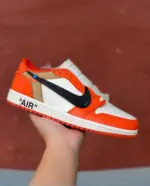 Air Jordan 1 x OFF-WHITE Low “Black Toe” CZ0790-113