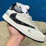 Travis Scott x Air Jordan 1 Low x Louis Vuitton "Reverse Swoosh"  SJ2068-005