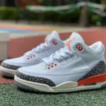 Air Jordan 3 "Georgia Peach" AJ3 White/Red/Grey CK9246-121