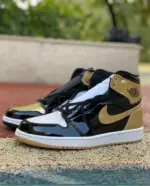 Air Jordan 1  "Top 3 Black and Gold Toe" 861428-001